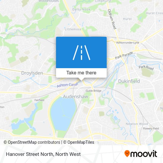 Hanover Street North map