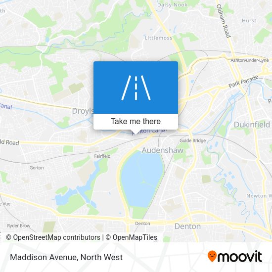Maddison Avenue map