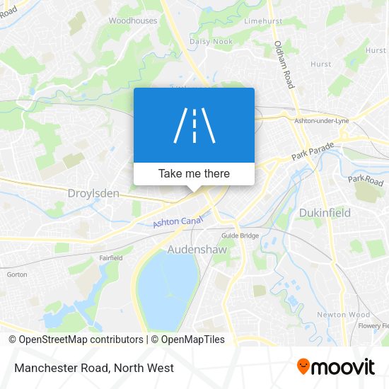 Manchester Road map