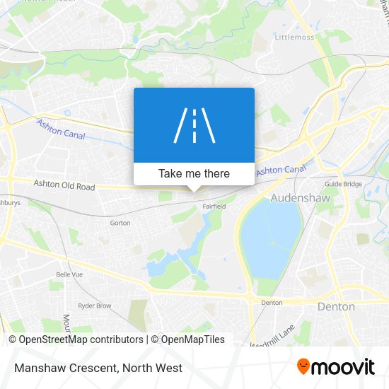 Manshaw Crescent map