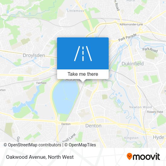 Oakwood Avenue map