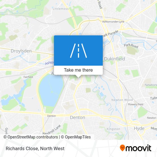 Richards Close map