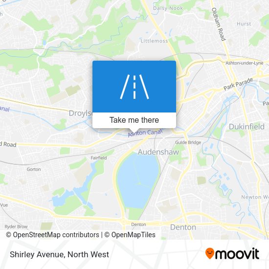 Shirley Avenue map