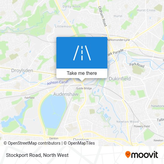 Stockport Road map