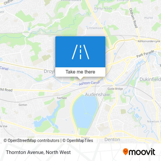 Thornton Avenue map
