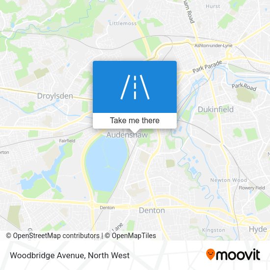 Woodbridge Avenue map