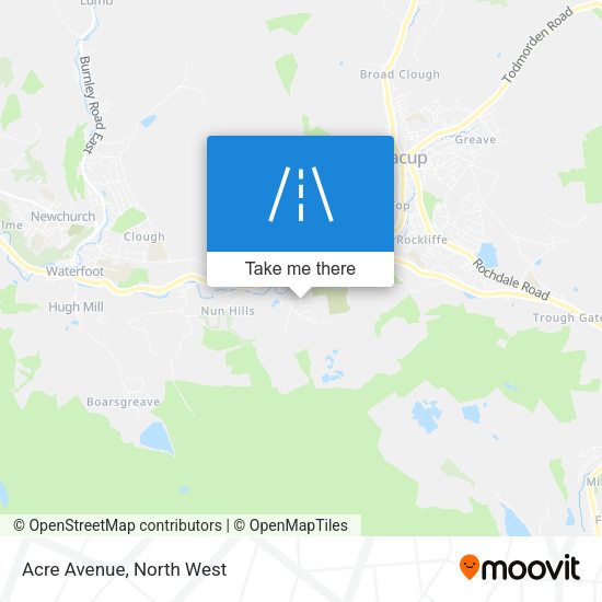 Acre Avenue map