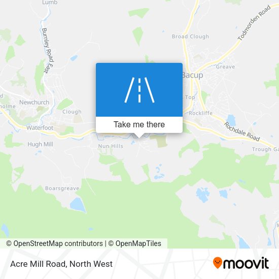 Acre Mill Road map