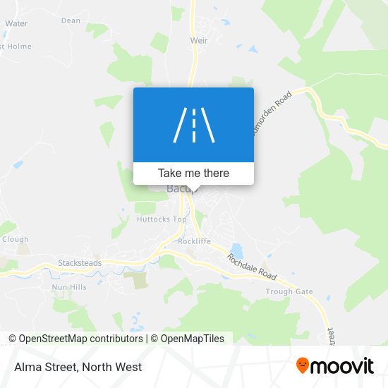 Alma Street map