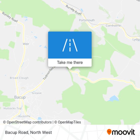 Bacup Road map