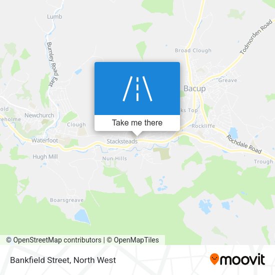 Bankfield Street map