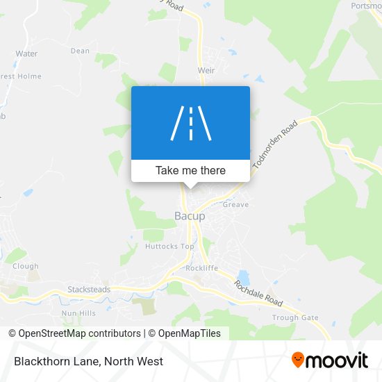 Blackthorn Lane map