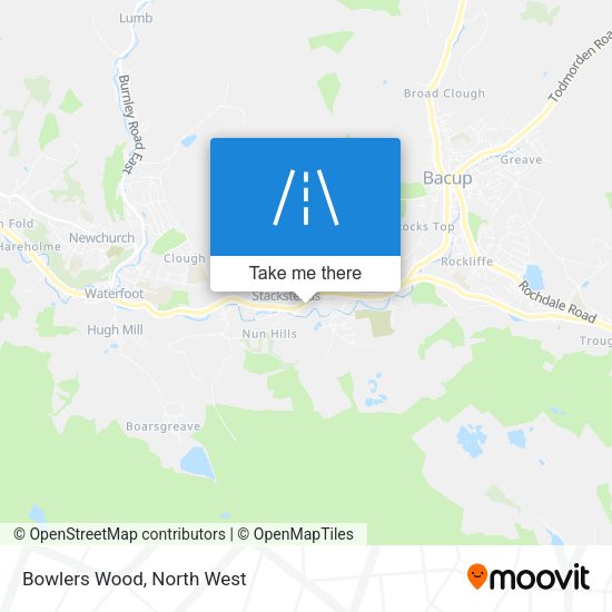 Bowlers Wood map