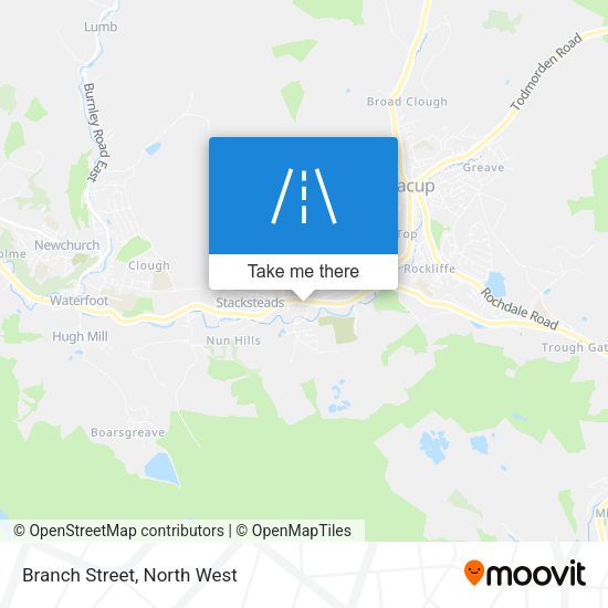 Branch Street map