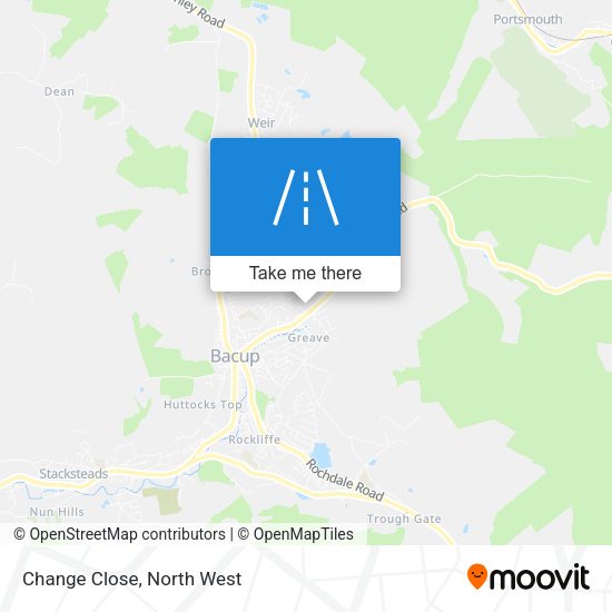 Change Close map