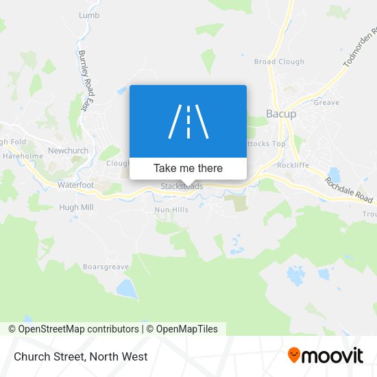 Church Street map