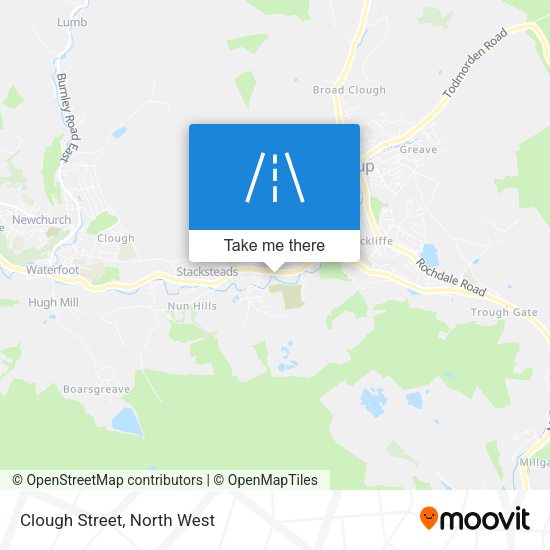 Clough Street map