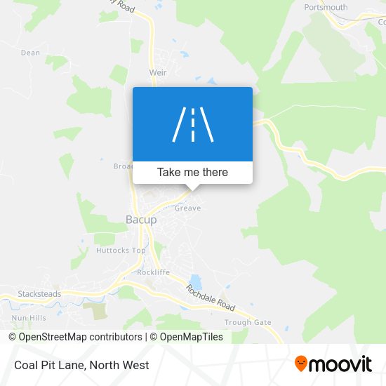 Coal Pit Lane map