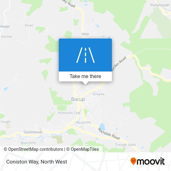 Coniston Way map