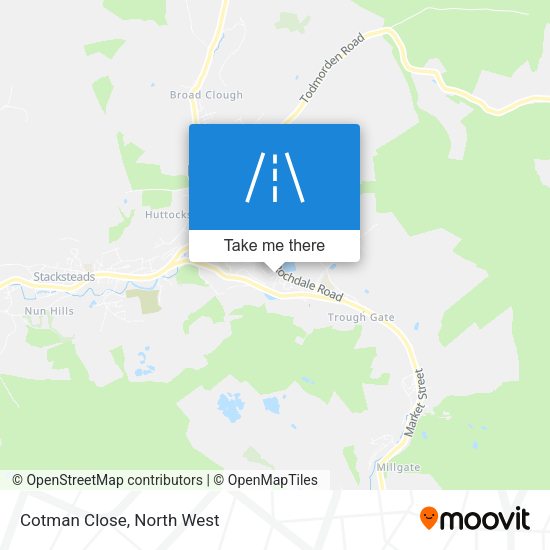 Cotman Close map