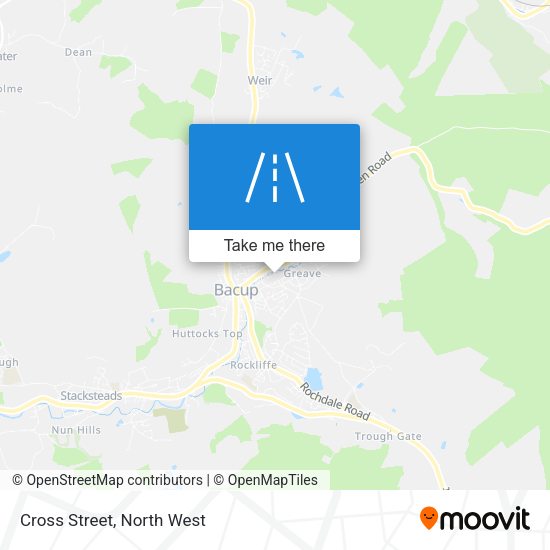 Cross Street map