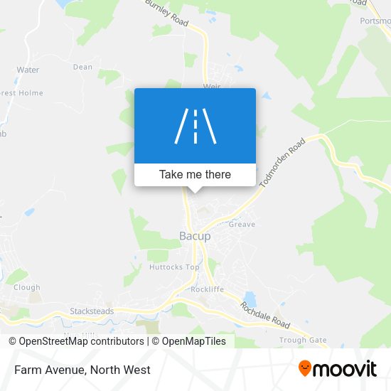 Farm Avenue map