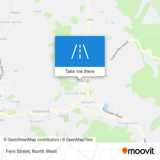 Fern Street map