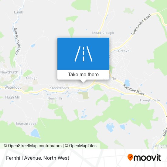 Fernhill Avenue map