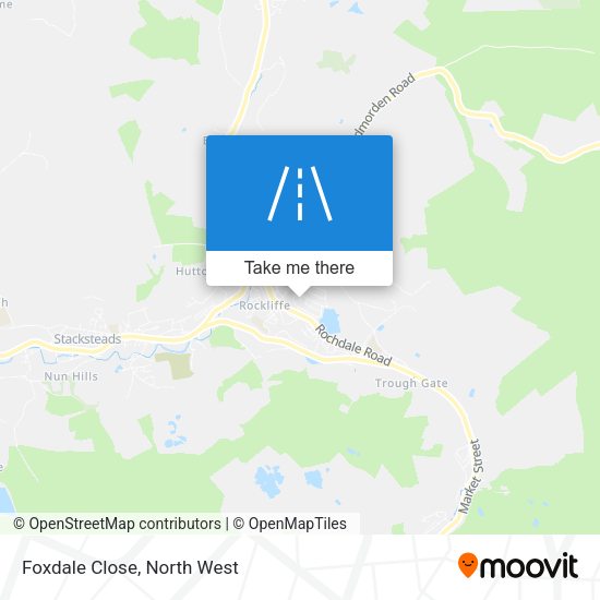 Foxdale Close map
