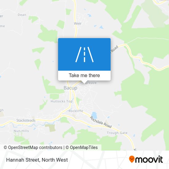 Hannah Street map