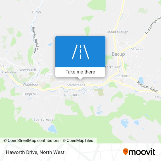 Haworth Drive map