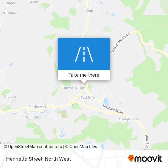 Henrietta Street map