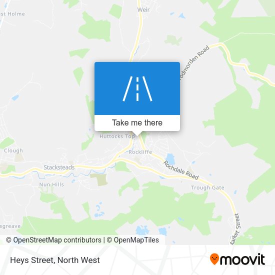 Heys Street map