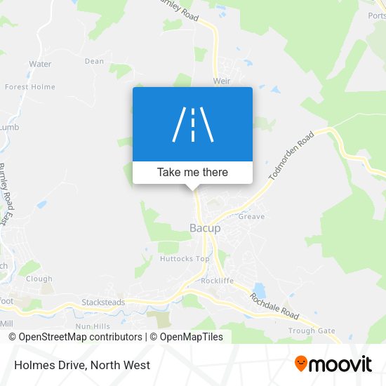 Holmes Drive map