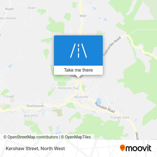Kershaw Street map