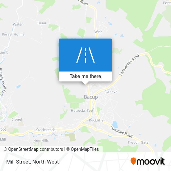 Mill Street map