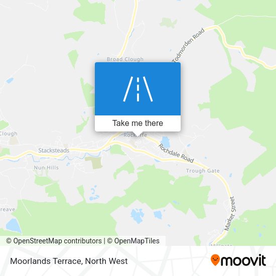 Moorlands Terrace map