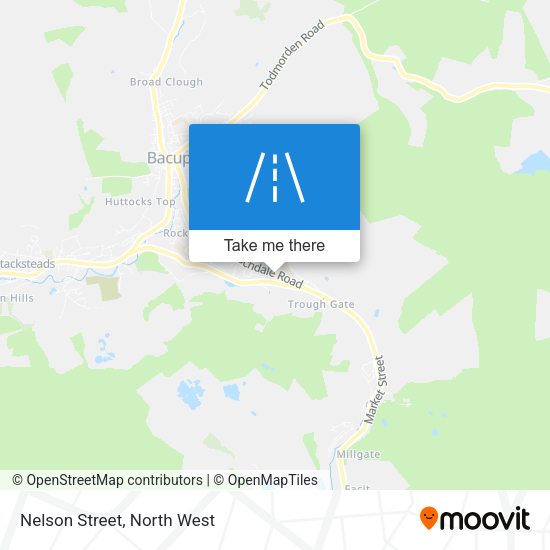 Nelson Street map