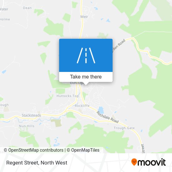 Regent Street map
