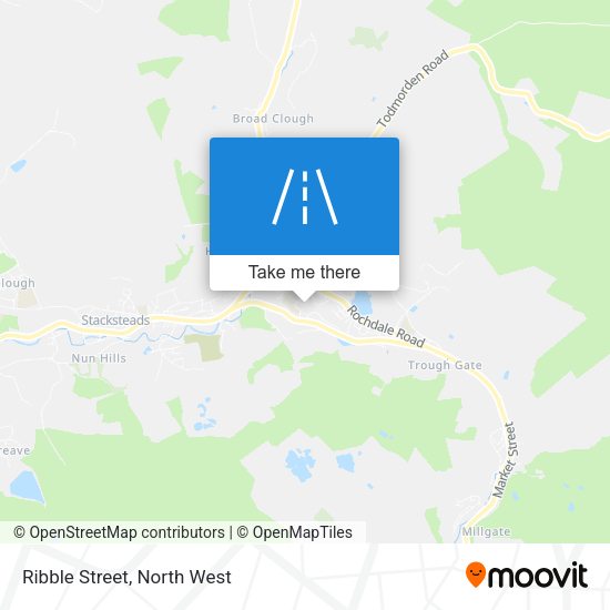 Ribble Street map
