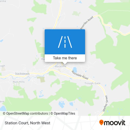 Station Court map