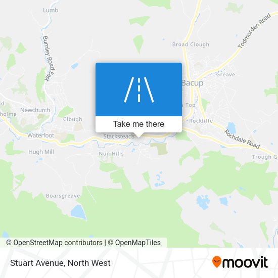 Stuart Avenue map