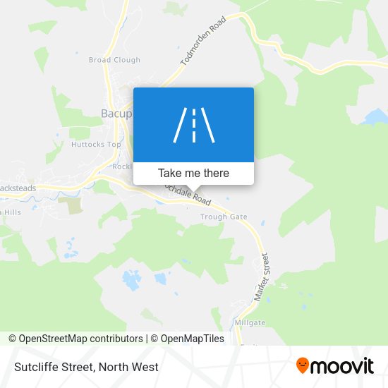 Sutcliffe Street map