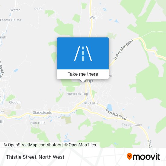 Thistle Street map