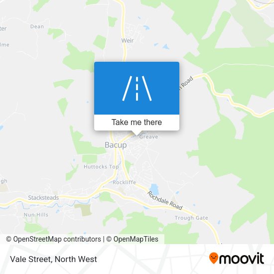 Vale Street map