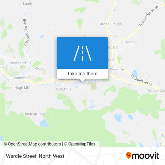 Wardle Street map