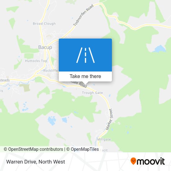 Warren Drive map