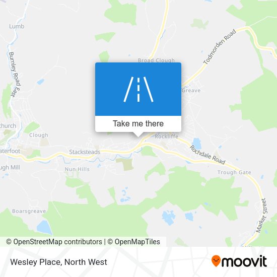 Wesley Place map