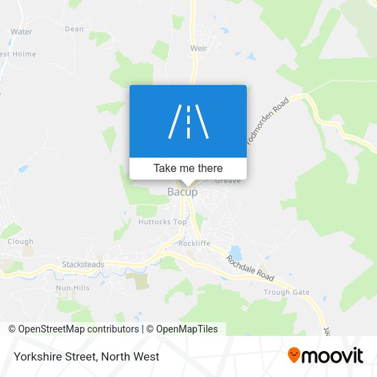 Yorkshire Street map