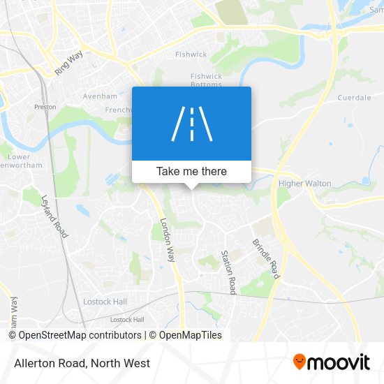 Allerton Road map